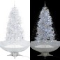 Schneiender Weihnachtsbaum mit Schirmfuß Weiß 190 cm Schneiender Weihnachtsbaum mit Schirmfuß Weiß 190 cm