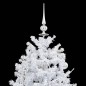 Schneiender Weihnachtsbaum mit Schirmfuß Weiß 190 cm Schneiender Weihnachtsbaum mit Schirmfuß Weiß 190 cm
