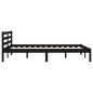 vidaXL Massivholzbett Kiefer 120x200 cm Schwarz vidaXL Massivholzbett Kiefer 120x200 cm Schwarz