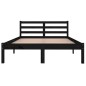 vidaXL Massivholzbett Kiefer 120x200 cm Schwarz vidaXL Massivholzbett Kiefer 120x200 cm Schwarz