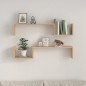 vidaXL Wandregale 2 Stk. Sonoma-Eiche 100x15x20 cm Holzwerkstoff vidaXL Wandregale 2 Stk. Sonoma-Eiche 100x15x20 cm Holzwerkstoff