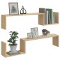 vidaXL Wandregale 2 Stk. Sonoma-Eiche 100x15x20 cm Holzwerkstoff vidaXL Wandregale 2 Stk. Sonoma-Eiche 100x15x20 cm Holzwerkstoff
