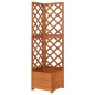 Eck-Spalier mit Pflanzkasten 40x40x150cm Massivholz Tanne Eck-Spalier mit Pflanzkasten 40x40x150cm Massivholz Tanne