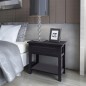 vidaXL Nachttisch Holz Schwarz vidaXL Nachttisch Holz Schwarz