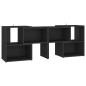 TV-Schrank Schwarz 104x30x52cm Holzwerkstoff TV-Schrank Schwarz 104x30x52cm Holzwerkstoff