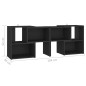 TV-Schrank Schwarz 104x30x52cm Holzwerkstoff TV-Schrank Schwarz 104x30x52cm Holzwerkstoff
