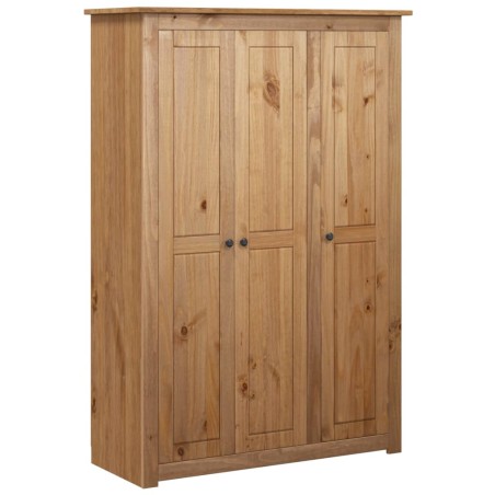 vidaXL Kleiderschrank 3-Türig 118×50×171,5 cm Kiefer Panama Serie