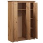 vidaXL Kleiderschrank 3-Türig 118×50×171,5 cm Kiefer Panama Serie vidaXL Kleiderschrank 3-Türig 118×50×171,5 cm Kiefer Panama Serie