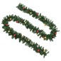 Weihnachtsgirlanden 4 Stk. mit Kugeln Grün 270 cm PVC Weihnachtsgirlanden 4 Stk. mit Kugeln Grün 270 cm PVC