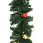 Weihnachtsgirlanden 4 Stk. mit Kugeln Grün 270 cm PVC Weihnachtsgirlanden 4 Stk. mit Kugeln Grün 270 cm PVC