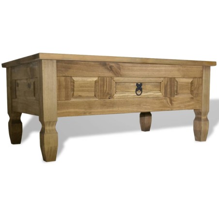 Couchtisch Mexiko-Stil Kiefernholz 100x60x45 cm
