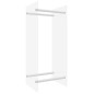 Brennholzregal Transparent 40x35x100 cm Hartglas Brennholzregal Transparent 40x35x100 cm Hartglas