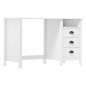 Schreibtisch Hill mit 3 Schubladen 120x50x74 cm Kiefernholz Schreibtisch Hill mit 3 Schubladen 120x50x74 cm Kiefernholz