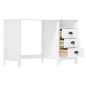 Schreibtisch Hill mit 3 Schubladen 120x50x74 cm Kiefernholz Schreibtisch Hill mit 3 Schubladen 120x50x74 cm Kiefernholz