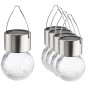 HI Solar-LED-Lichter zum Aufhängen 5 Stk. Risse-Glas-Design HI Solar-LED-Lichter zum Aufhängen 5 Stk. Risse-Glas-Design