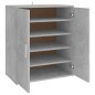 Schuhschrank Betongrau 60x35x70 cm Holzwerkstoff Schuhschrank Betongrau 60x35x70 cm Holzwerkstoff