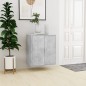 Schuhschrank Betongrau 60x35x70 cm Holzwerkstoff Schuhschrank Betongrau 60x35x70 cm Holzwerkstoff