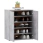 Schuhschrank Betongrau 60x35x70 cm Holzwerkstoff Schuhschrank Betongrau 60x35x70 cm Holzwerkstoff