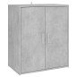 Schuhschrank Betongrau 60x35x70 cm Holzwerkstoff Schuhschrank Betongrau 60x35x70 cm Holzwerkstoff