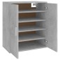 Schuhschrank Betongrau 60x35x70 cm Holzwerkstoff Schuhschrank Betongrau 60x35x70 cm Holzwerkstoff