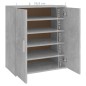 Schuhschrank Betongrau 60x35x70 cm Holzwerkstoff Schuhschrank Betongrau 60x35x70 cm Holzwerkstoff