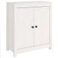 Sideboard Weiß 70x35x80 cm Massivholz Kiefer Sideboard Weiß 70x35x80 cm Massivholz Kiefer