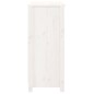 Sideboard Weiß 70x35x80 cm Massivholz Kiefer Sideboard Weiß 70x35x80 cm Massivholz Kiefer