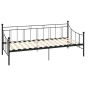 Tagesbett-Rahmen Schwarz Metall 90×200 cm Tagesbett-Rahmen Schwarz Metall 90×200 cm