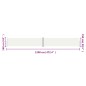 Seitenmarkise Ausziehbar Creme 160x1200 cm Seitenmarkise Ausziehbar Creme 160x1200 cm