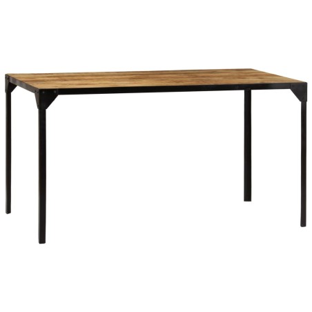 vidaXL Esstisch 140 x 80 x 76 cm Mango-Massivholz