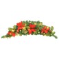Weihnachts-Türbogen mit LED-Lichtern Grün 90 cm PVC Weihnachts-Türbogen mit LED-Lichtern Grün 90 cm PVC