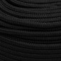 Arbeitsseil Schwarz 8 mm 50 m Polyester Arbeitsseil Schwarz 8 mm 50 m Polyester
