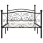 vidaXL Bettgestell mit Lattenrost Schwarz Metall 100 × 200 cm vidaXL Bettgestell mit Lattenrost Schwarz Metall 100 × 200 cm
