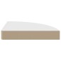 Eck-Schweberegale 2 Stk. Weiß 25x25x3,8 cm MDF Eck-Schweberegale 2 Stk. Weiß 25x25x3,8 cm MDF