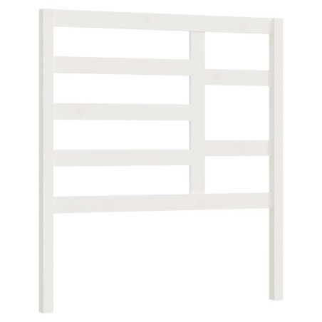 Bett-Kopfteil Weiß 96x4x104 cm Massivholz Kiefer