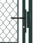 Gartentor Stahl 100×150 cm Grün Gartentor Stahl 100×150 cm Grün