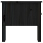 vidaXL Beistelltisch Schwarz 50x50x49 cm Massivholz Kiefer vidaXL Beistelltisch Schwarz 50x50x49 cm Massivholz Kiefer