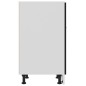 Schubunterschrank Schwarz 60x46x81,5 cm Holzwerkstoff Schubunterschrank Schwarz 60x46x81,5 cm Holzwerkstoff