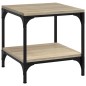 Beistelltisch Sonoma-Eiche 40x40x40 cm Holzwerkstoff Beistelltisch Sonoma-Eiche 40x40x40 cm Holzwerkstoff