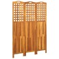 3-teiliger Raumteiler 121x2x170 cm Akazie Massivholz 3-teiliger Raumteiler 121x2x170 cm Akazie Massivholz
