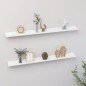 vidaXL Wandregale 2 Stk. Weiß 100x9x3 cm vidaXL Wandregale 2 Stk. Weiß 100x9x3 cm