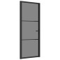 Innentür 83x201,5 cm Schwarz ESG-Glas und Aluminium Innentür 83x201,5 cm Schwarz ESG-Glas und Aluminium