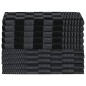 10-tlg. Handtuch-Set Schwarz und Grau Baumwolle 10-tlg. Handtuch-Set Schwarz und Grau Baumwolle