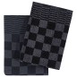 10-tlg. Handtuch-Set Schwarz und Grau Baumwolle 10-tlg. Handtuch-Set Schwarz und Grau Baumwolle
