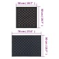 10-tlg. Handtuch-Set Schwarz und Grau Baumwolle 10-tlg. Handtuch-Set Schwarz und Grau Baumwolle