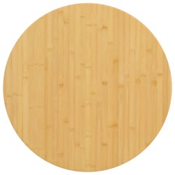 Tischplatte Ø70x2,5 cm Bambus