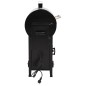 Pelletgrill mit Schornstein Schwarz 104 cm Eisen Pelletgrill mit Schornstein Schwarz 104 cm Eisen