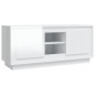 TV-Schrank Hochglanz-Weiß 102x35x45 cm Holzwerkstoff TV-Schrank Hochglanz-Weiß 102x35x45 cm Holzwerkstoff