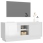 TV-Schrank Hochglanz-Weiß 102x35x45 cm Holzwerkstoff TV-Schrank Hochglanz-Weiß 102x35x45 cm Holzwerkstoff