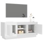 TV-Schrank Hochglanz-Weiß 102x35x45 cm Holzwerkstoff TV-Schrank Hochglanz-Weiß 102x35x45 cm Holzwerkstoff
